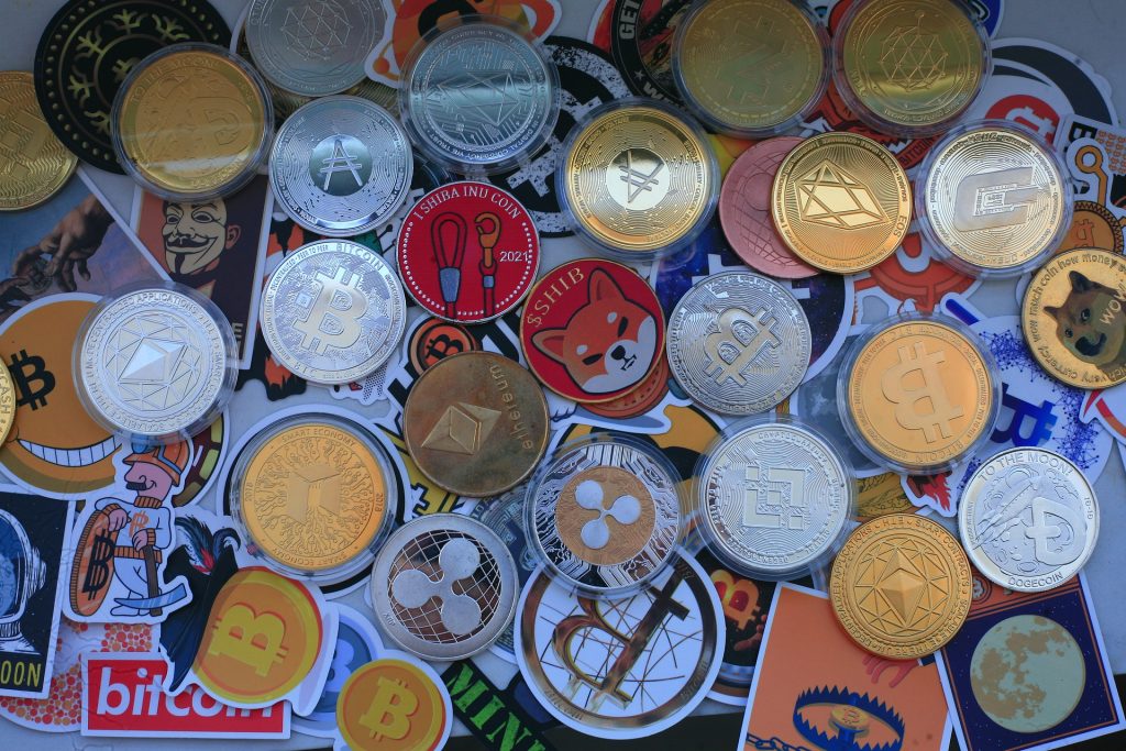 different crypto coins